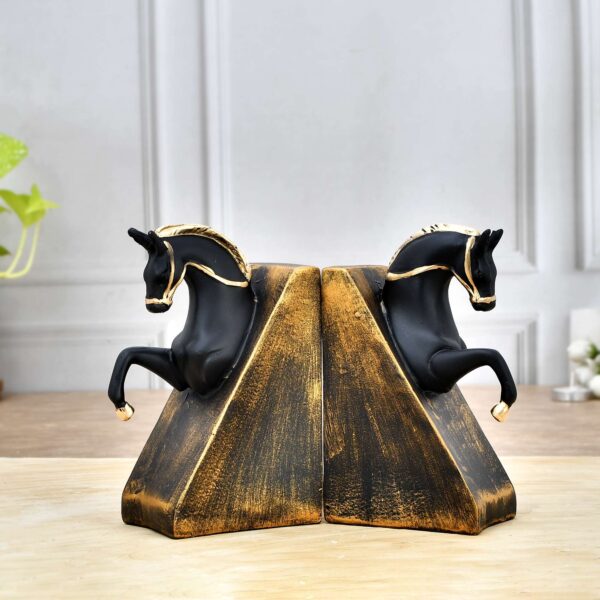 Handicraft Horse Statue Face Antique Sculpture Art Decor for Home Decor, Living Room Showpiece Figurine